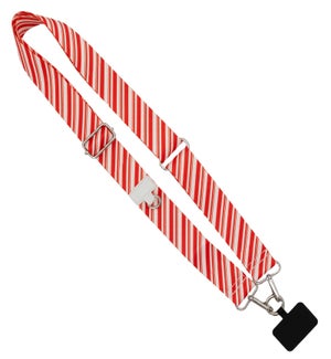 Clip and Go Straps - Christmas Collection - Candy Cane Stripe
