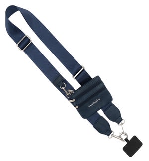 Clip and Go Strap with Pouch - Neutral Collection - Navy - Navy Pouch