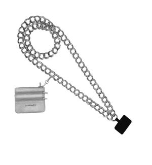 Clip and Go Double Link with Pouch - Silver