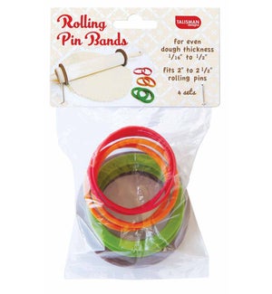 Rolling Pin Bands - Set of 4