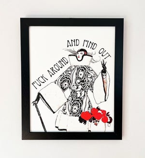 Find Out 5x7 Art Print