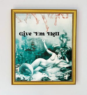 Give Em Hell 11x14 Art Print