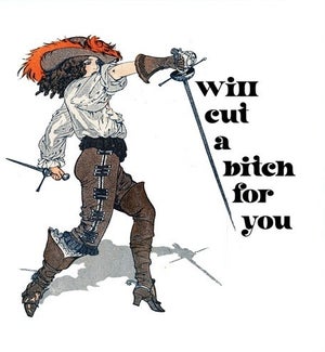 Cut A B 11x14 Art Print