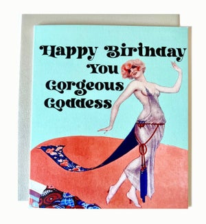 Gorgeous Goddess Greeting Card