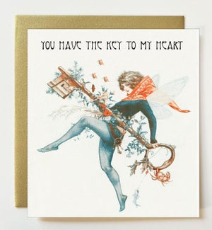 Key To My Heart Greeting Card