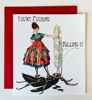 Killing It Greeting Card