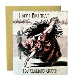 Glorious Queen Greeting Card
