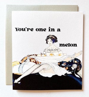 One In A Melon Greeting Card