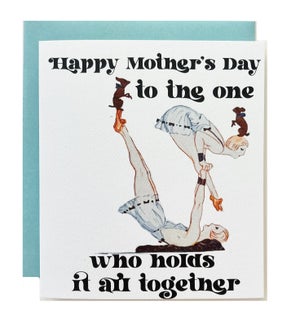 Holds It Together Greeting Card