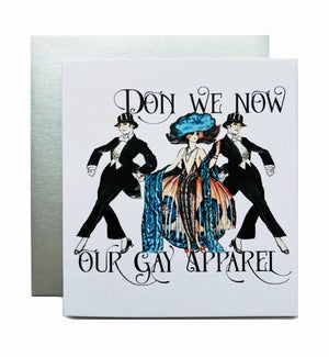 Gay Apparel Greeting Card