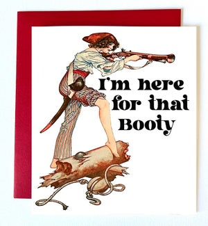 Booty Greeting Card