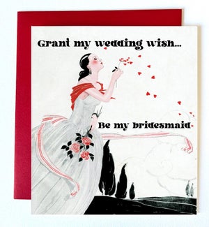 Bridesmaid Greeting Card