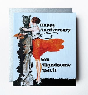 Handsome Devil Greeting Card
