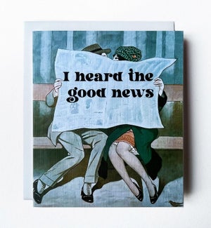 Good News Greeting Card