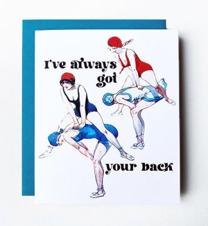 Got Your Back Greeting Card
