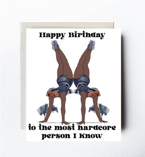 Hardcore Greeting Card