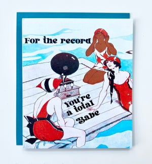 Record Greeting Card