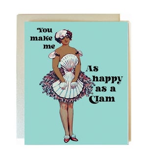 Clam Greeting Card