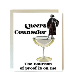 Bourbon Of Proof Greeting Card