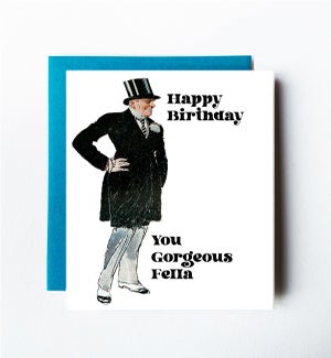 Fella Greeting Card
