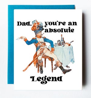 Dad Legend Greeting Card