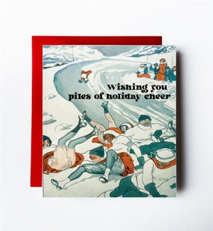 Piles Greeting Card