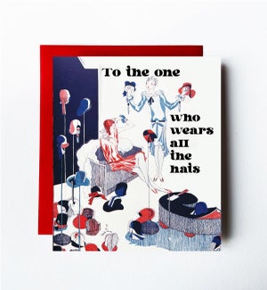 All The Hats Greeting Card