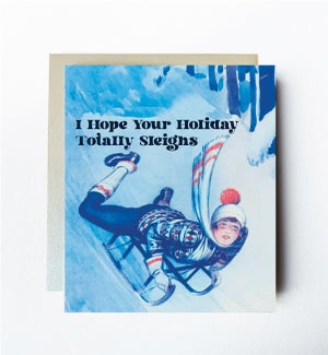 Sleigh Greeting Card