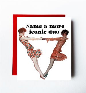 Iconic Duo Greeting Card