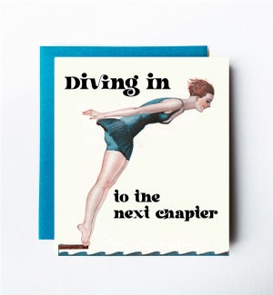 Diving In Greeting Card