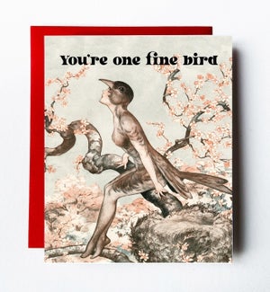 One Fine Bird Greeting Card