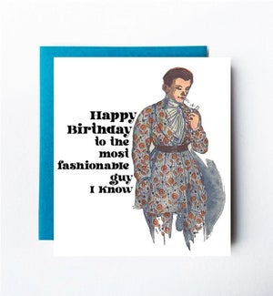 Fashionable Guy Greeting Card