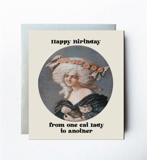 Cat Lady To Another Greeting Card