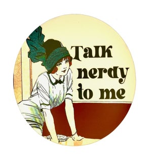 Nerdy Vinyl Sticker