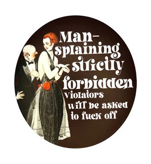 Mansplain Vinyl Sticker