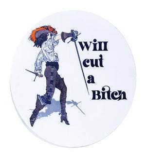 Cut A B Vinyl Sticker