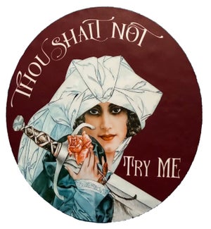 Try Me Vinyl Sticker