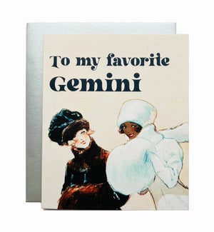 Gemini Greeting Card