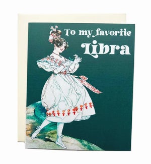 Libra Greeting Card