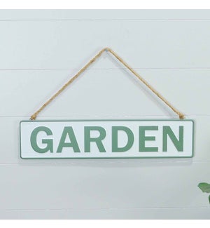 Mtl. Sign "Garden"