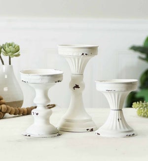 Mtl. Candle Holder Set of 3
