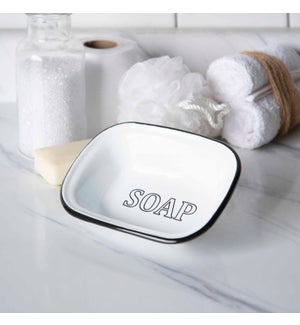 Mtl. Enamelware Soap Dish