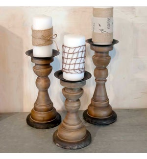 Wd. Candle Holder Set of 3