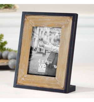 Wd Picture Frame Tan/Blk