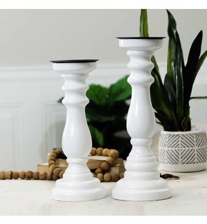 Wd. Candle Holders Set of 2