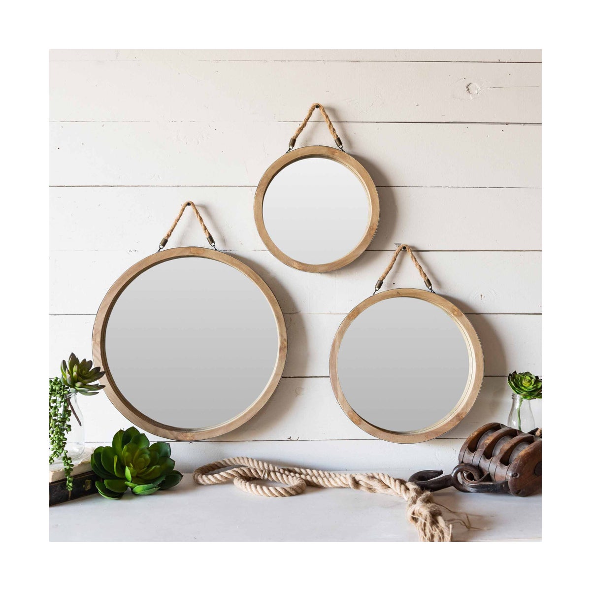 Wd Framed Mirrors S/3