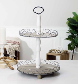 Wd. 2 Tier Tray