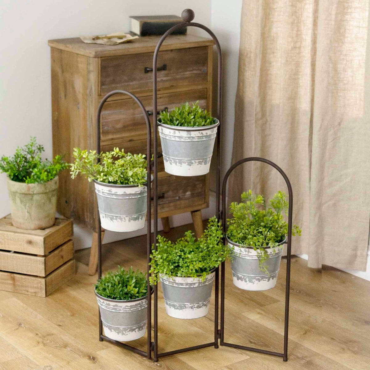 Mtl. 5 Bucket Planter planters and plant stands SDS Distributors Ltd.