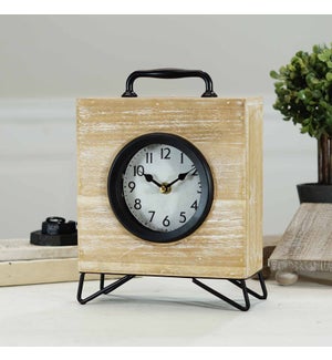 Mtl. and Wd. Table Clock