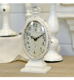 Mtl. Table Clock White